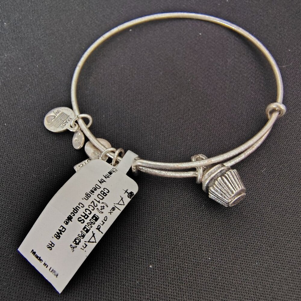 Alex and Ani Cupcake Bangle NWT     818